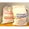 Custom printed nylon canvas biodegradable baby 100% organic cotton laundry bag