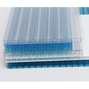 Transparent Blue Hollow Honeycomb Polycarbonate Sheet Different Thickness For Greenhouse