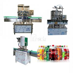 China 1500BPH 2L Fully Automatic Carbonated Drink Filling Machine PET Plastic Bottle Soft Beverage supplier