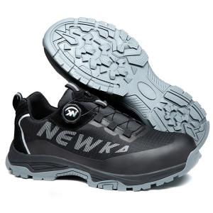 BOA Rotating Button Work Shoes with Kevlar Midsole and MD Sole for Breathable Comfort in Construction Safety Shoes