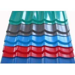 China Cutting Punching Gi Colour Coated Roofing Sheets 6000mm For Buliding supplier