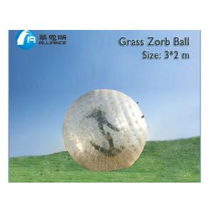 China land zorb ball grass zorb for park outdoor sport inflatable toys supplier