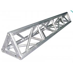 China Silver 6082 T6 Aluminum Triangular Square Aluminum Stage Truss For Outdoor Events supplier