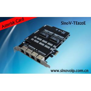 China Digium Octal-Span digital T1/E1/J1/PRI PCI-Express x1 card for asterisk trixbox elastix dahdi voip pbx supplier