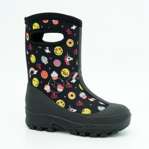 China Lightweight Kids 32EU Neoprene Waterproof Rain Boots Acid Resistant supplier