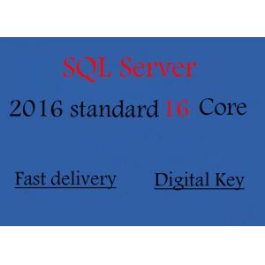 China 16 Core License Unlimited MS SQL Server 2016 Standard supplier