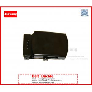 China matt black coated metal clip belt buckle supplier