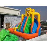 China PVC Tarpaulin Inflatable Water Slide / Inflatable Water Park Games on sale