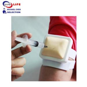Medical Intramuscular Training Injection Pad Nurse Practice CE ISO Simulated Skin Manikin 85mm