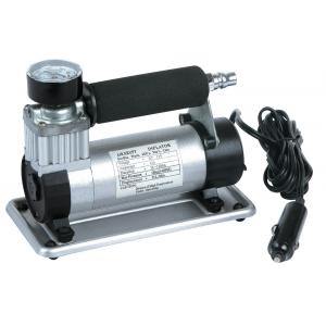 China Silver Metal 12V Air Compressor Kit For Car 3M Cord With Cigarette Lighter supplier