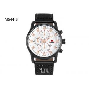 Classic Men's Quartz Watch  BARIHO Analog Wristwatch Leather Strap M544