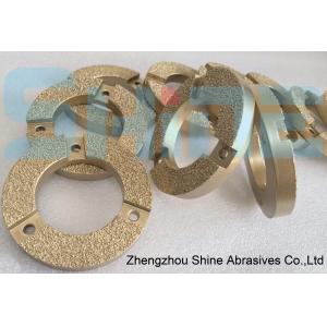 D100 Brazed Diamond Grinding Wheel For Marble Edging Edge Profile