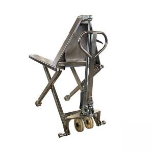 China Single Scissor 2200lbs Stainless Pallet Lifting Height 800mm supplier