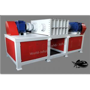 Iron Drum Four Shaft Shredder Higher Torque Rotary Blades With Electrical System