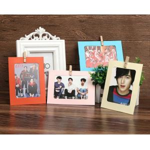 6inch different colorful paper photo frame wholesale customized design