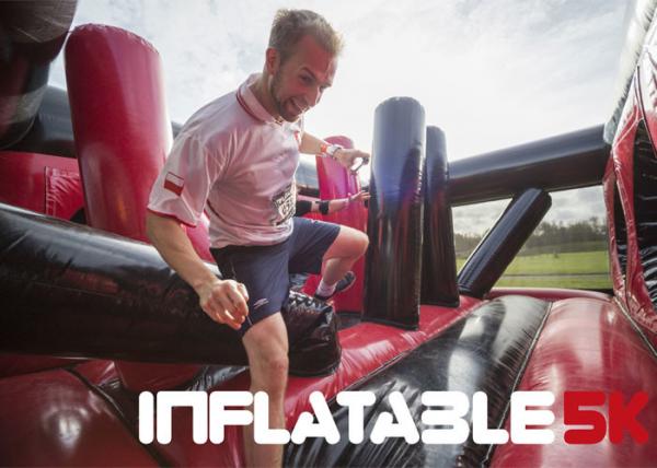 3.1 Miles Inflatable 5k Obstacle Course Run Insane Three Years Warranty