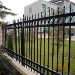 D Pale W Pale Steel Security Metal Palisade Fencing Rot Proof OEM