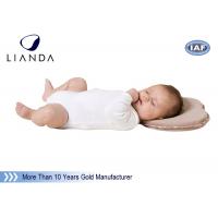 China Colorful Anti Apnea Round Baby Caring Pillow To Stop Flat Head , Nontoxic Organic Cotton on sale