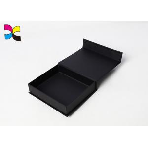 China Book Shaped Printed Gift Boxes With Black White Color Matt Lamination Hot Stamping supplier