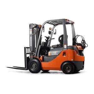 China LPG Powered Forklift 1500KG With  High Potency Low Emissions And Very Low Noise Levels wholesale