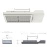 China Compact Flowering Horticultural LED Grow Light 1:1 HPS Layout wholesale