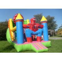 China Inflatable Spider Man Jumping House , Inflatable Bouncer Jumping Bouncy on sale
