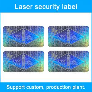 Custom Laser Security Holographic Sticker QR Code 3D Hologram Label Sticker