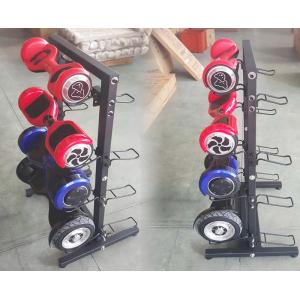 China Black Scooter Display Rack / Scooter Display Stand Cold Rolled Steel Material supplier