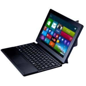 China Black Leather POGO PIN Keyboard , 10.5 Inch Energy Saving Windows 8 Keyboard supplier