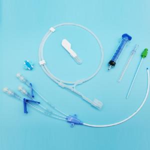 CVC Triple Lumen Central Venous Catheter For ICU Intensive Critical Care
