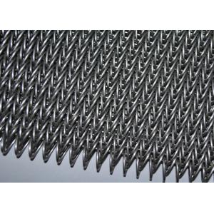 Spiral Stainless Steel Mesh Conveyor Belt For Biscuit Baking , Smooth Surface