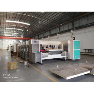 China 3 Color Flexo Printing Machine , Automatic Corrugated Box Making Plant supplier