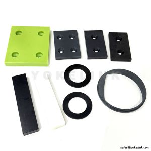 China UHMW-PE Plastic Sheets Rods Curved Guide Custom Machining Parts wholesale