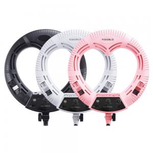 96w Rechargeable Heart Ring Light Battery power 18 Inch LED Selfie Ring Light For Live Streaming factory supplies