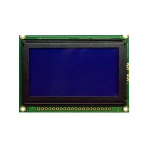 China Graphic LCD Display Module , 128 X 64 Dots COB STN Blue Transmissive Negative supplier