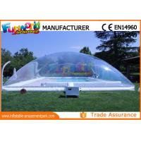 China PVC Transparent Inflatable Pool Cover Tent Swimming Pool Cover Shelter on sale