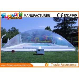 Abrigo inflável transparente da tampa da piscina da barraca da tampa da associação do PVC