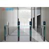 China Control de acceso totalmente automático a la puerta giratoria con lector de tarjetas RFID de huellas dactilares wholesale