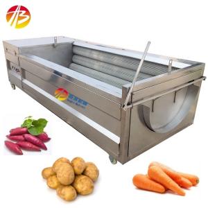 China Bubble Washing Machine for Sweet Potato Ginger Carrot Cassava Potato Turmeric Yam Peeling supplier