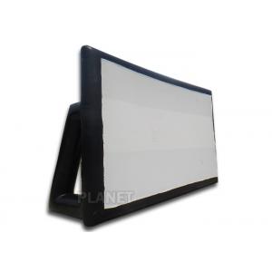 China Black And White Inflatable Tv Screen Water Resistance Easy Operation supplier