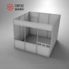 China 3X3M Custom Exhibition Booth With Door For Indoor Use,Modular Aluminum Frame Quick Assemble Room wholesale