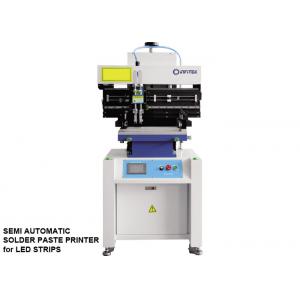 China Semi Automatic Solder Paste Printer Machine PLC For LED Strip supplier