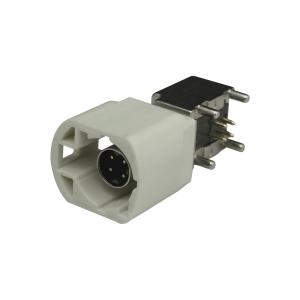 China FAKRA HSD Connector 4 Pin PCB Mount For Benz Audi Rear Camera wholesale