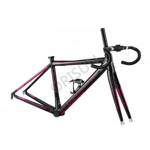 Ladies / Womens Aluminum Bike Frame Internal Cable Routing With 700C Wheels