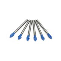 China 6mm Round Shank  Tungsten Carbide Drill Glass Tile Drill Bits For Cutting Glass on sale