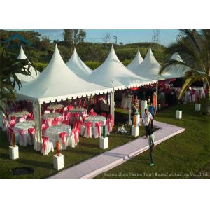China Easy-Assembly Aluminium Frame Pagoda Tents For Outdoor Wedding Parties With 5m by 5m Size supplier