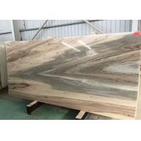 China High Hardness Italian Marble Slabs , Golden River Bookmatch Antique Marble Slab on sale