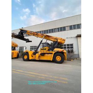 China Port Cargo Handling Equipment 45 Ton Container Reach Stacker Lifting Height 15100mm wholesale