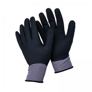 Modelo Number N11510 Top Soft 13G Nylon Knitted Nitrile Coated Safety Working Gloves