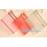 China PVC interlayer zipper document mesh bag, Mesh Zipper Bag For Office & School File Document A4, Zipper mesh document bag wholesale